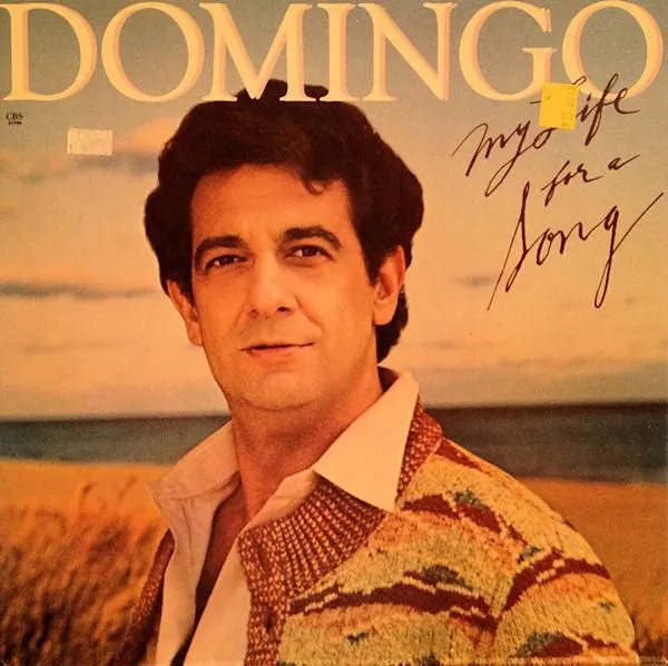 Placido Domingo - My Life For A Song (LP, Album, Pit)