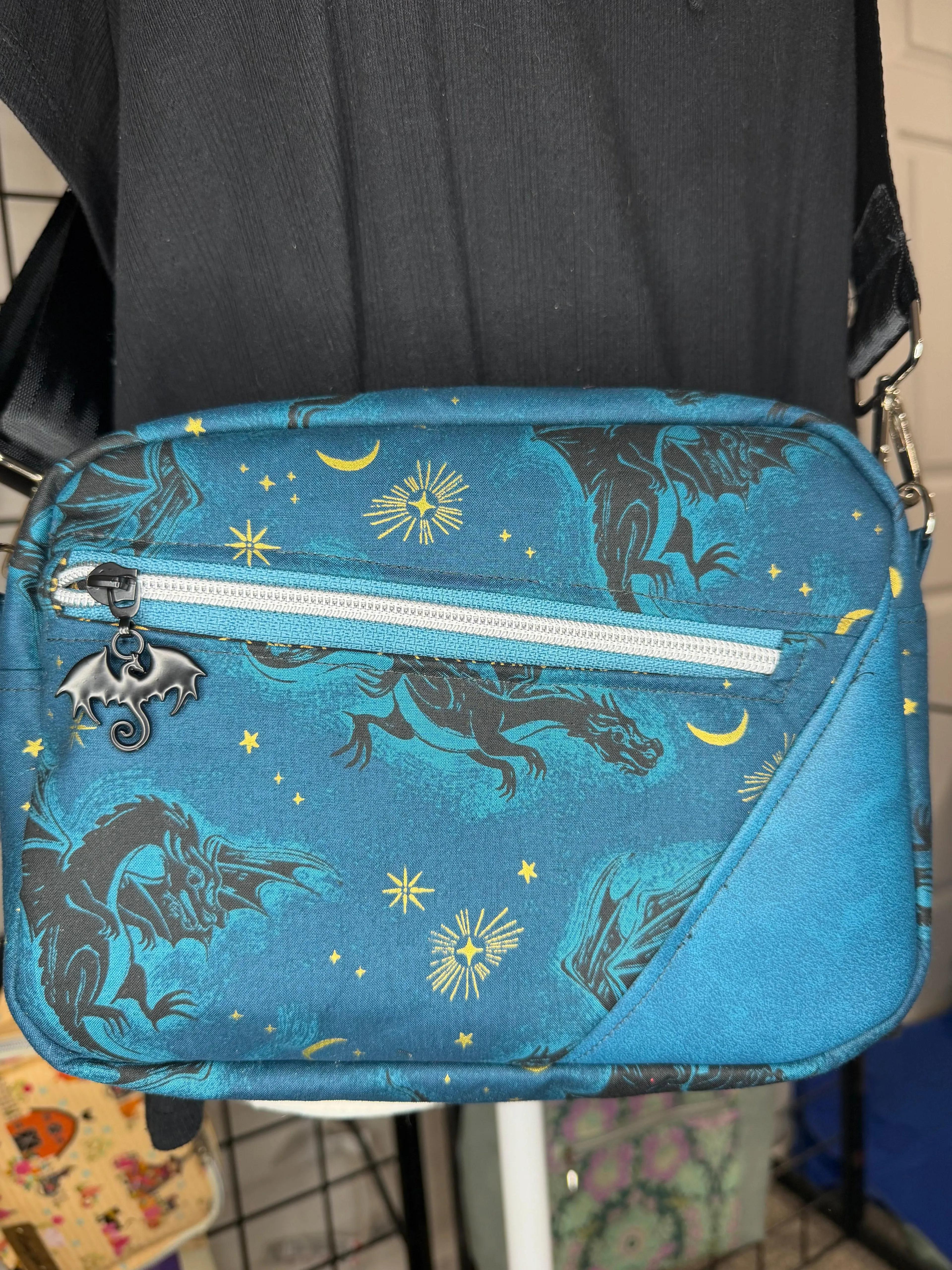 Ruby Star Society Fire Glow Trio Bag with vinyl accents