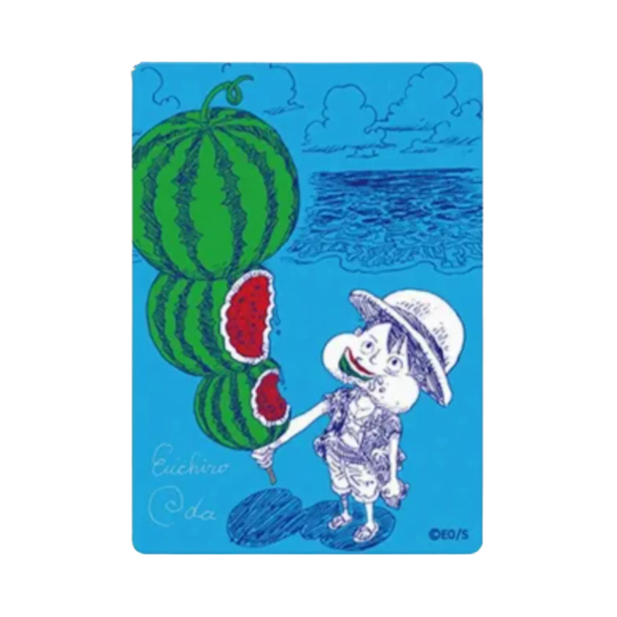 One Piece NatsuComi 2026 – Watermelon Luffy MetaKira Promo Card