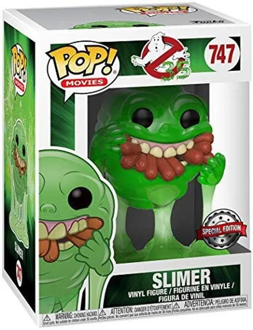 Movies GB Slimer W/Hot Dogs (Translucent) - #747- Funko POP! Walmart Exclusive
