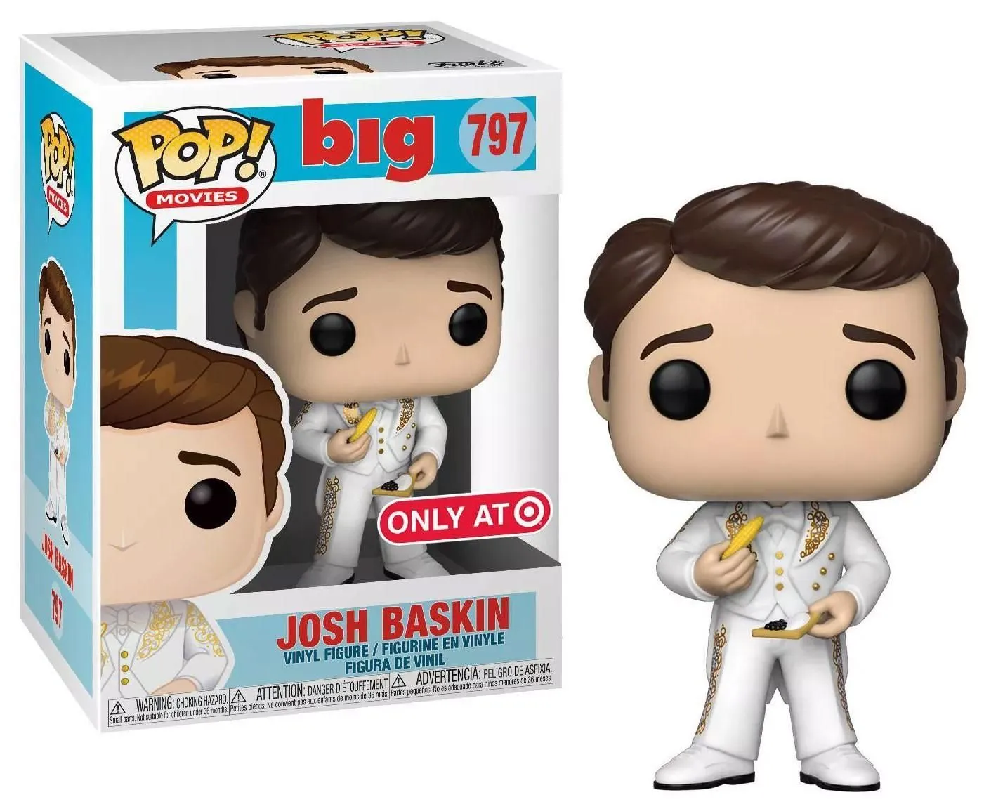 Big Movies Josh Baskin Figure - #797 - Funko POP! [Tuxedo] With Banana
