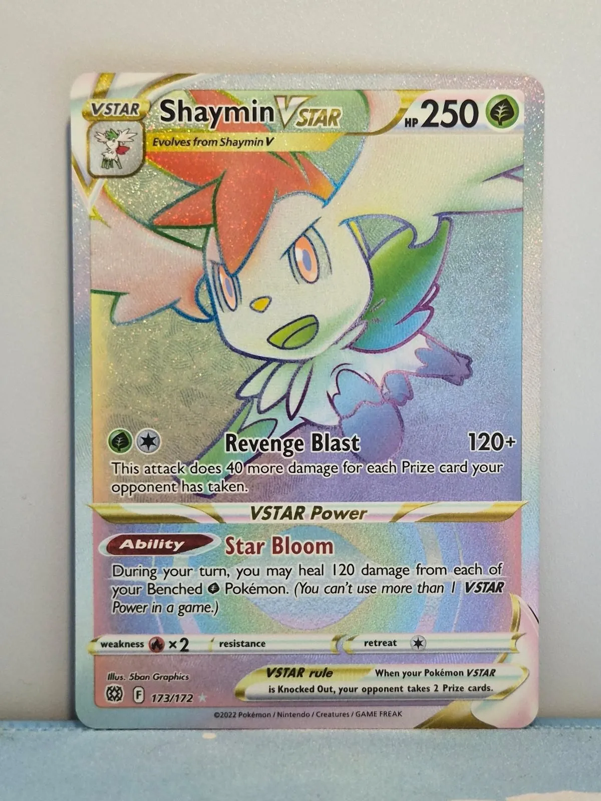 Shaymin VSTAR 173/172 Brilliant Stars NM/M