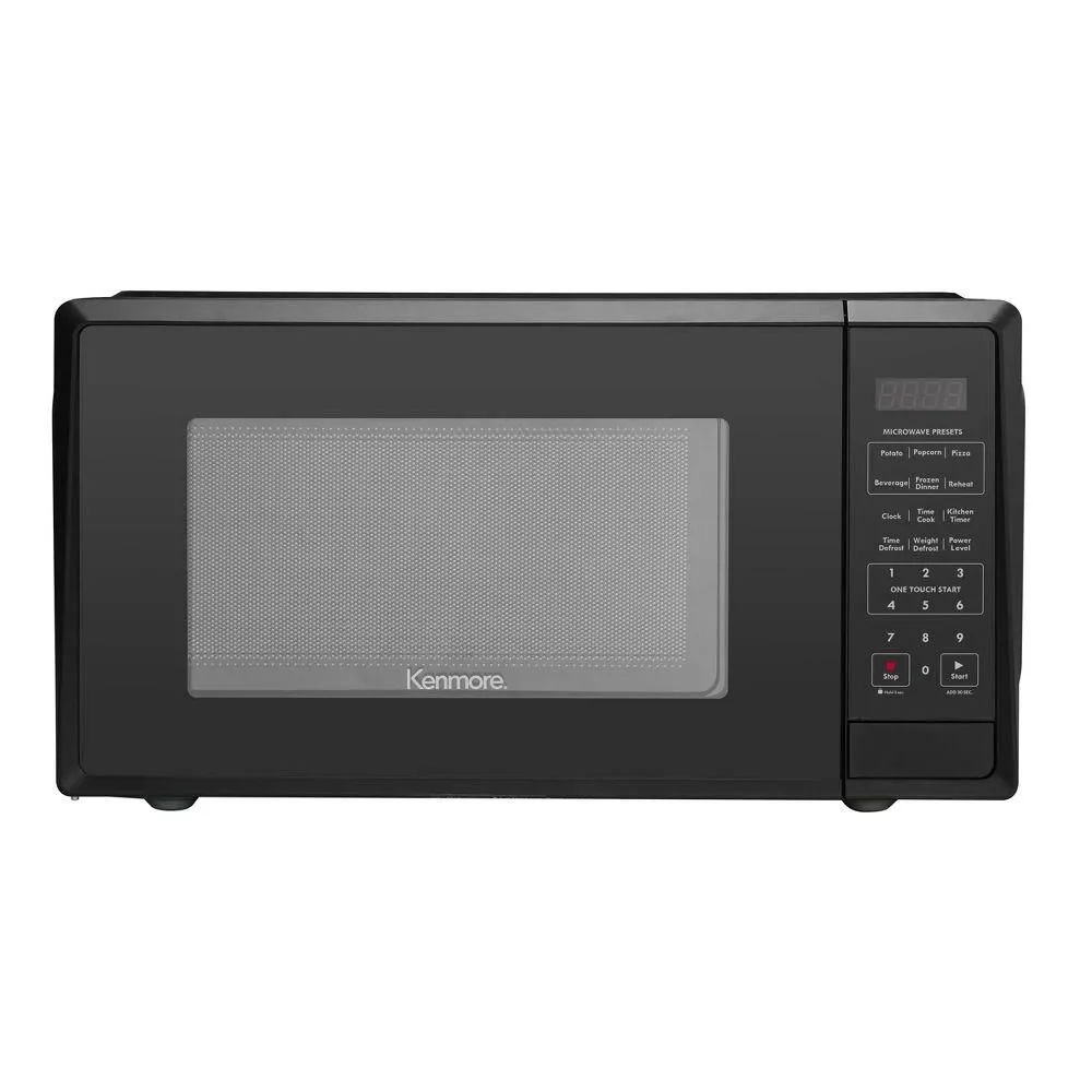 New without box - Kenmore 1.1 cu ft Microwave - Black: Countertop Oven 1000W Child Lock