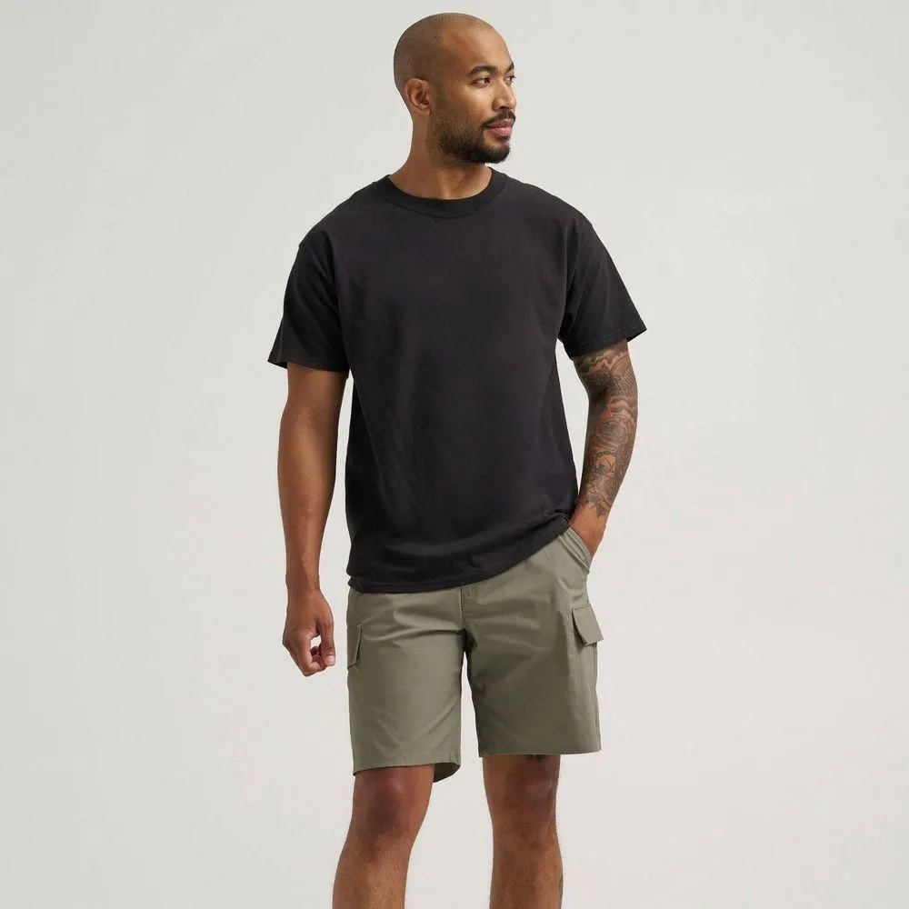 New without Tags - Wrangler Men's 9" ATG Highland Cargo Shorts - Olive Green 36