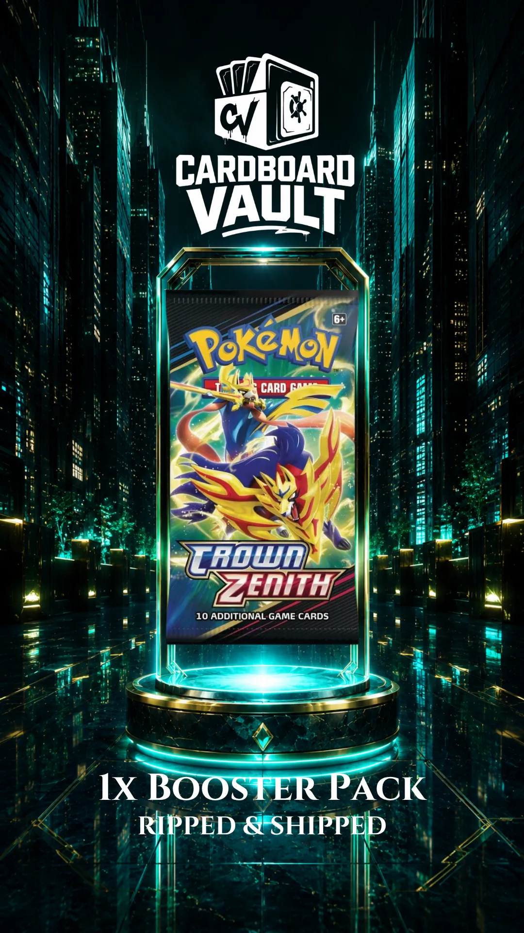 1x Crown Zenith Booster Pack