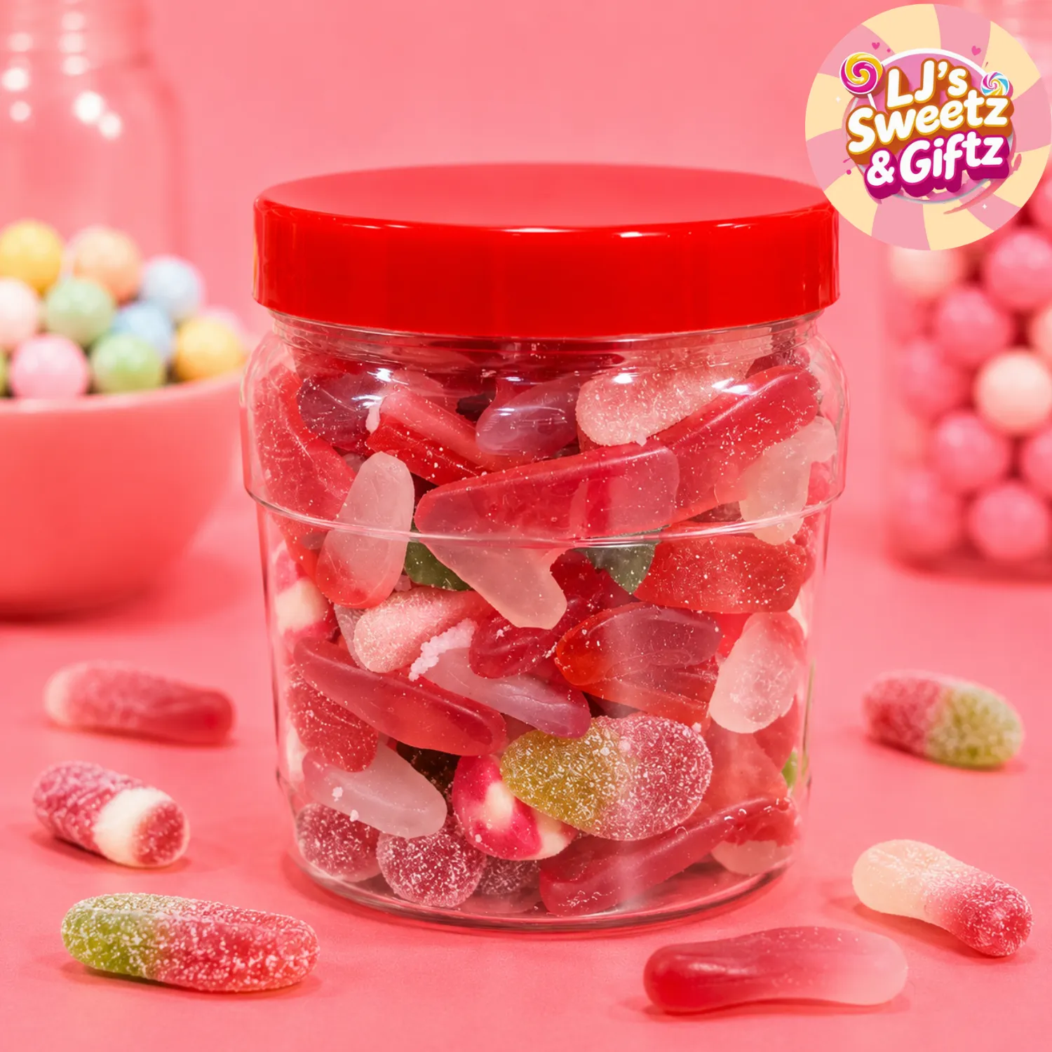 Red Themed Sweet Small Jar (Copy)