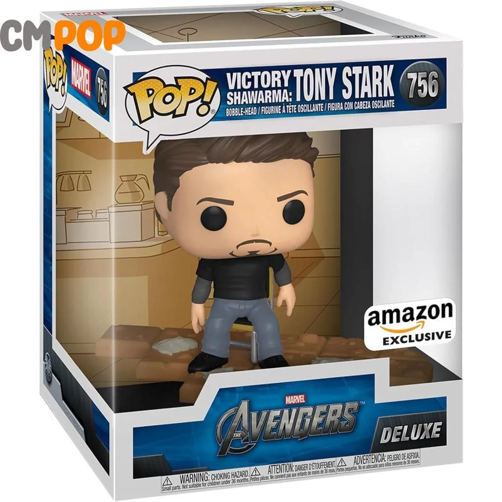 Tony Stark - #756  - Funko Pop! - Deluxe - Marvel - Avengers - Amazon Exclusive