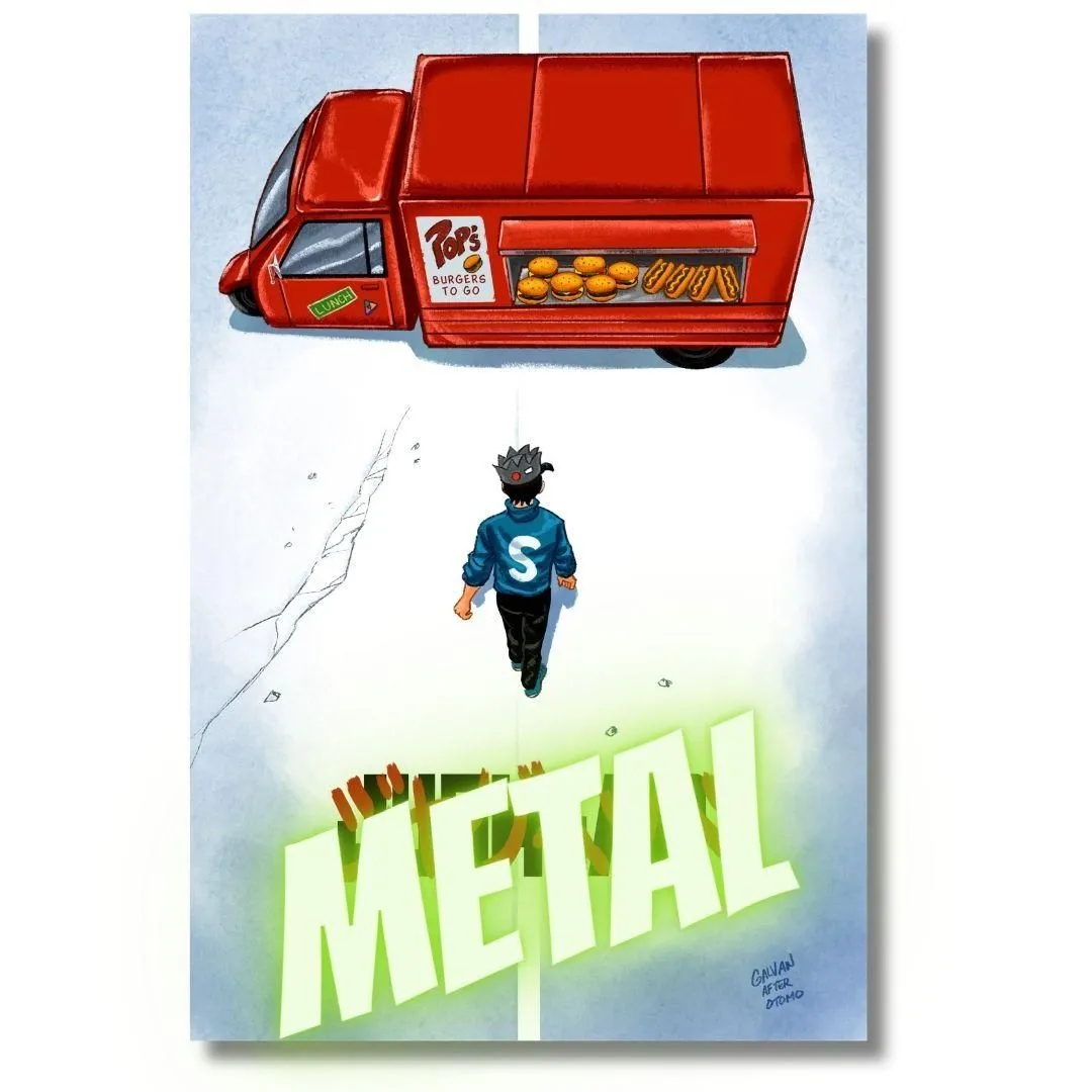 ARCHIE JUGHEAD AKIRA METAL EXCLUSIVE HOMAGE - LIFE WITH ARCHIE #42 - BILL GALVAN - LTD 25