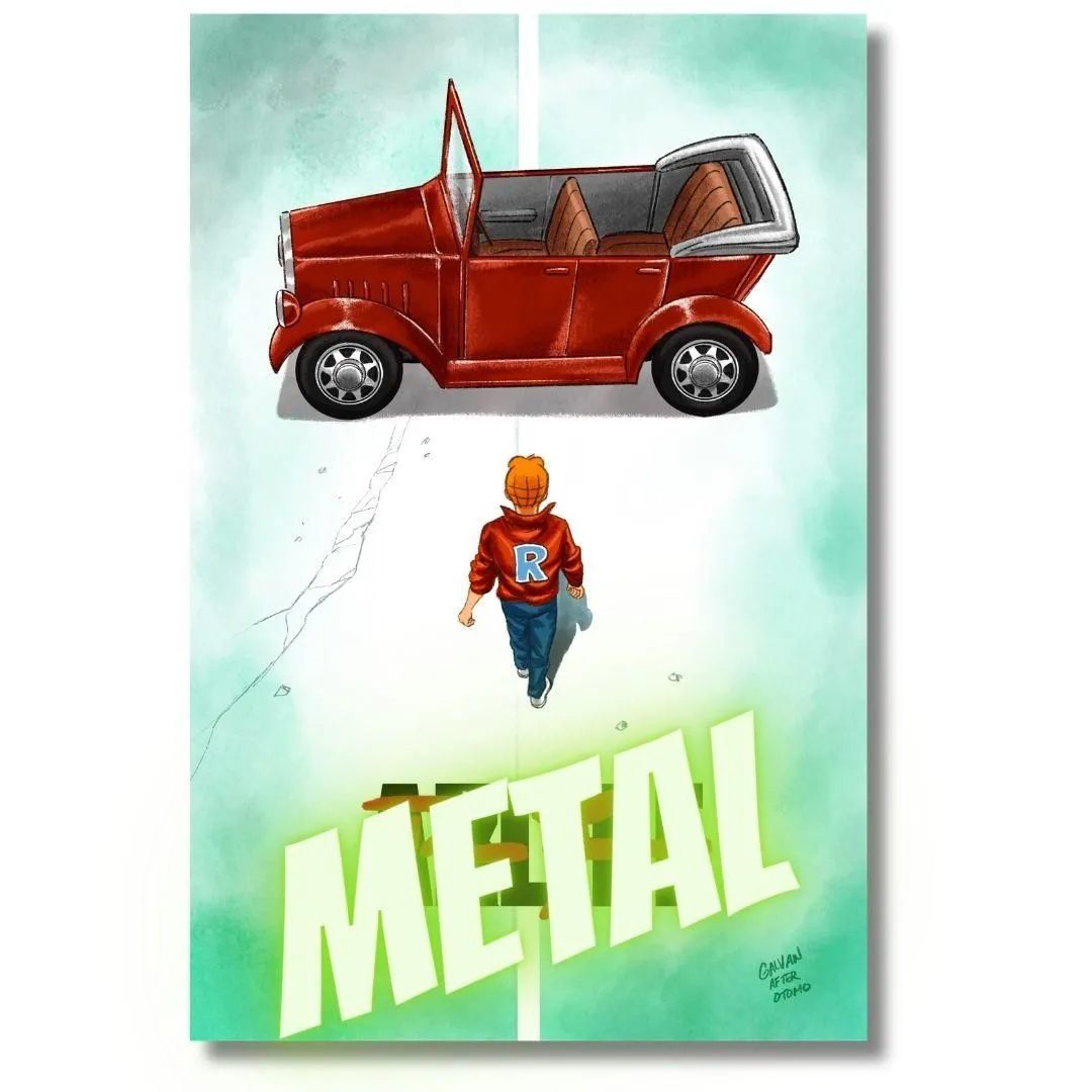 ARCHIE AKIRA METAL EXCLUSIVE HOMAGE - LIFE WITH ARCHIE #42 - BILL GALVAN - LTD 25