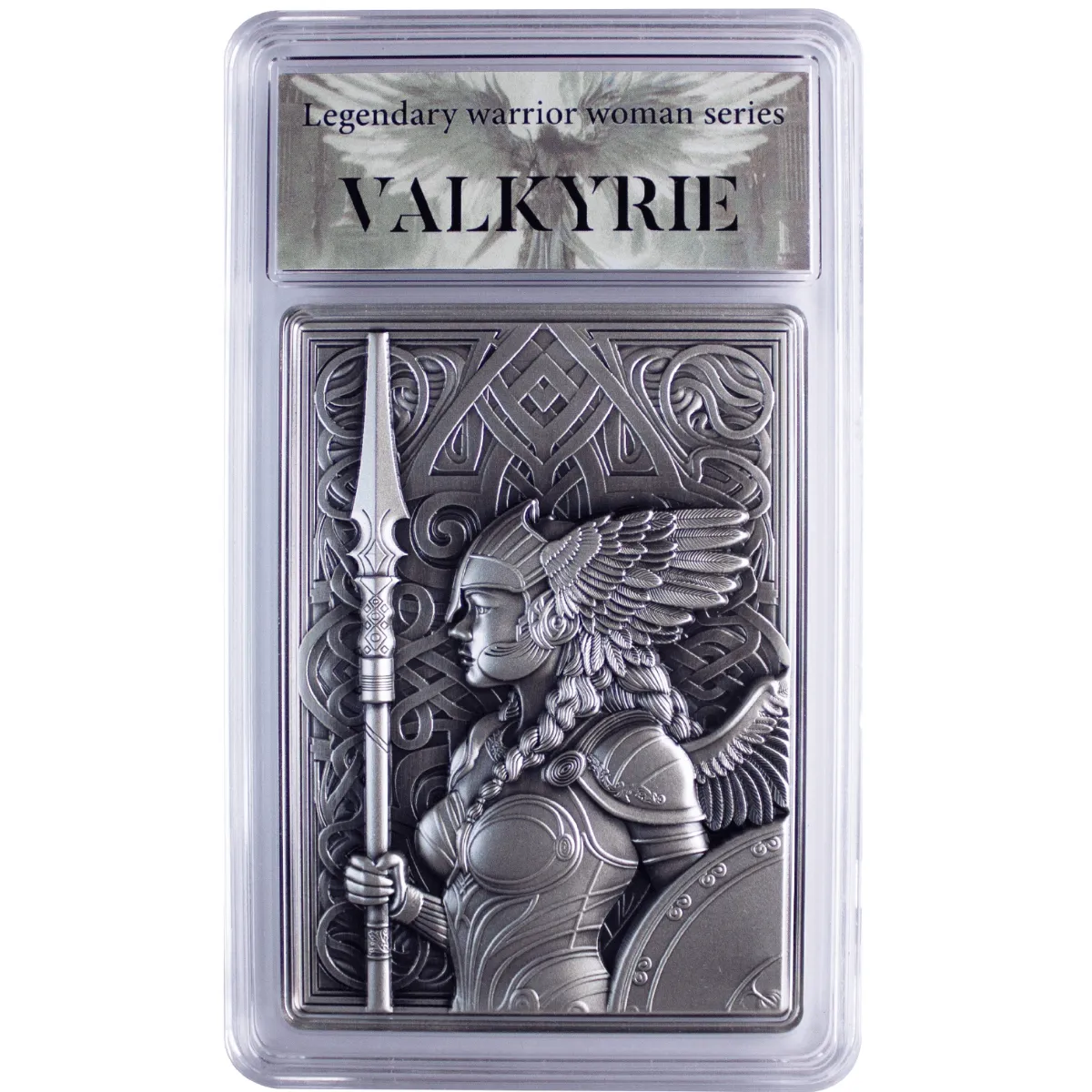 In Stock! 2025 South Korean Legendary Warrior Woman Valkyrie 1 oz Silver Antiqued Medal