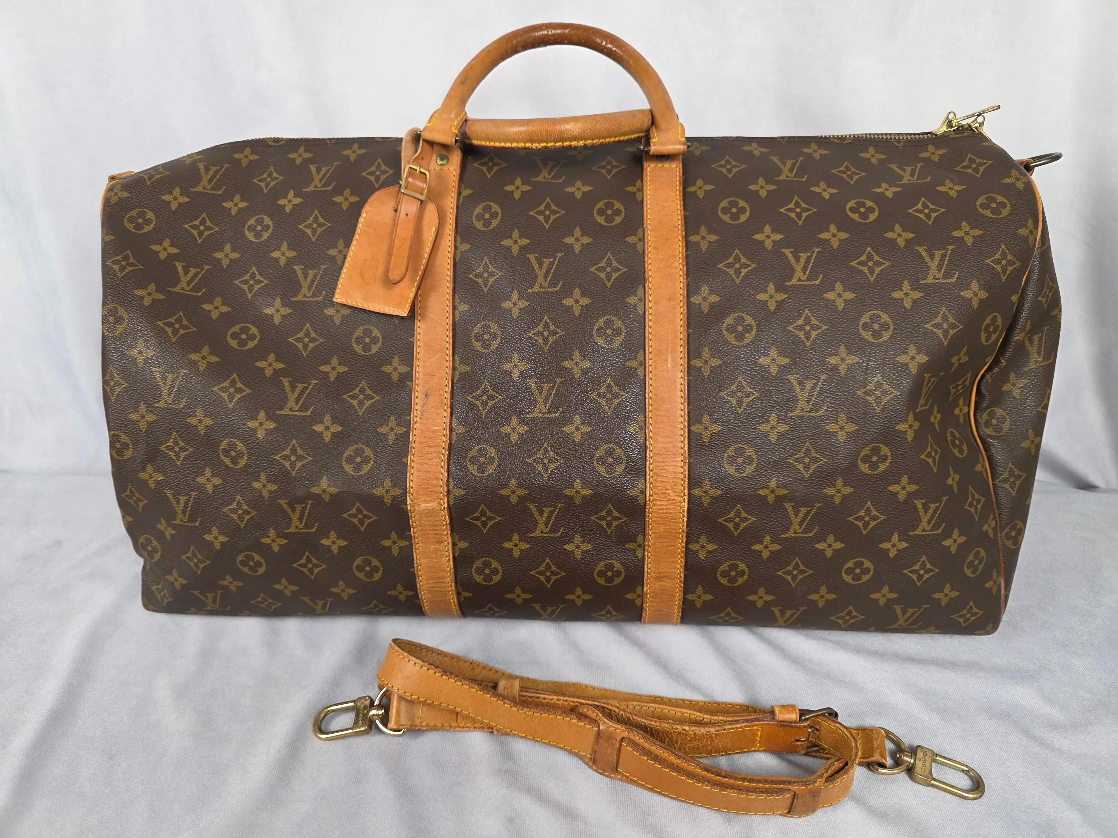 Louis Vuitton Vintage Monogram Keepall 60 Bandouliere, VI8911