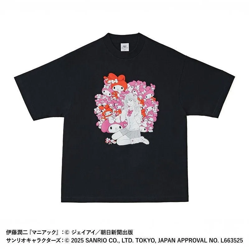[TOMIE / MY MELODY] "Junji Ito & Sanrio Gal Tomie" T-shirt