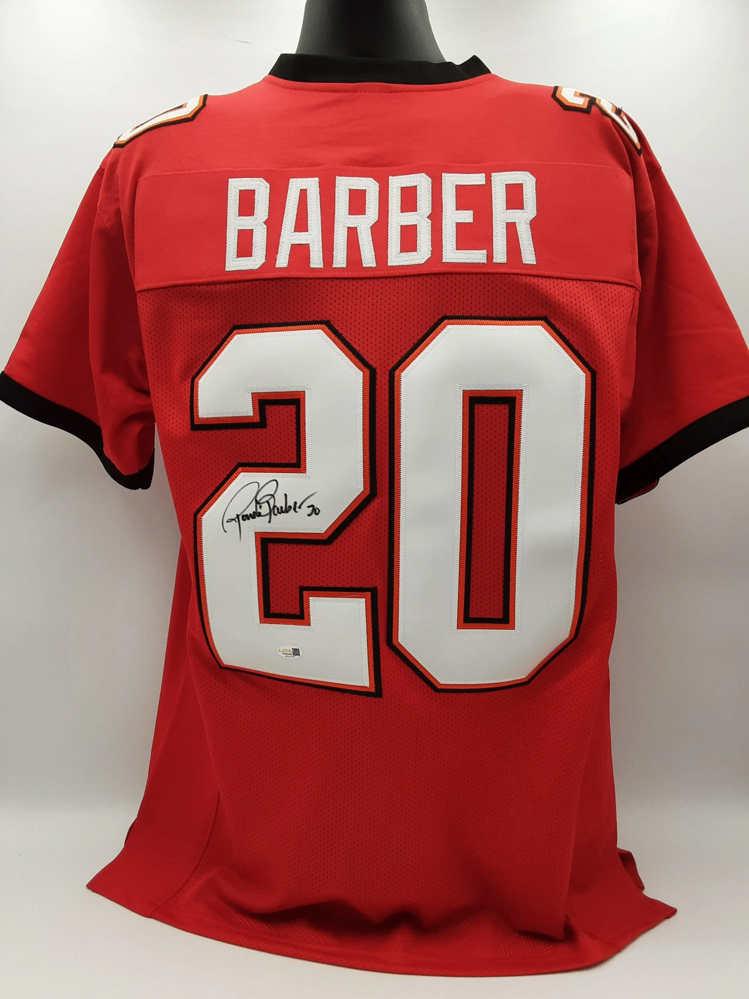 Ronde Barber Authentic Signed Pro Style Jersey Autographed JSA R2