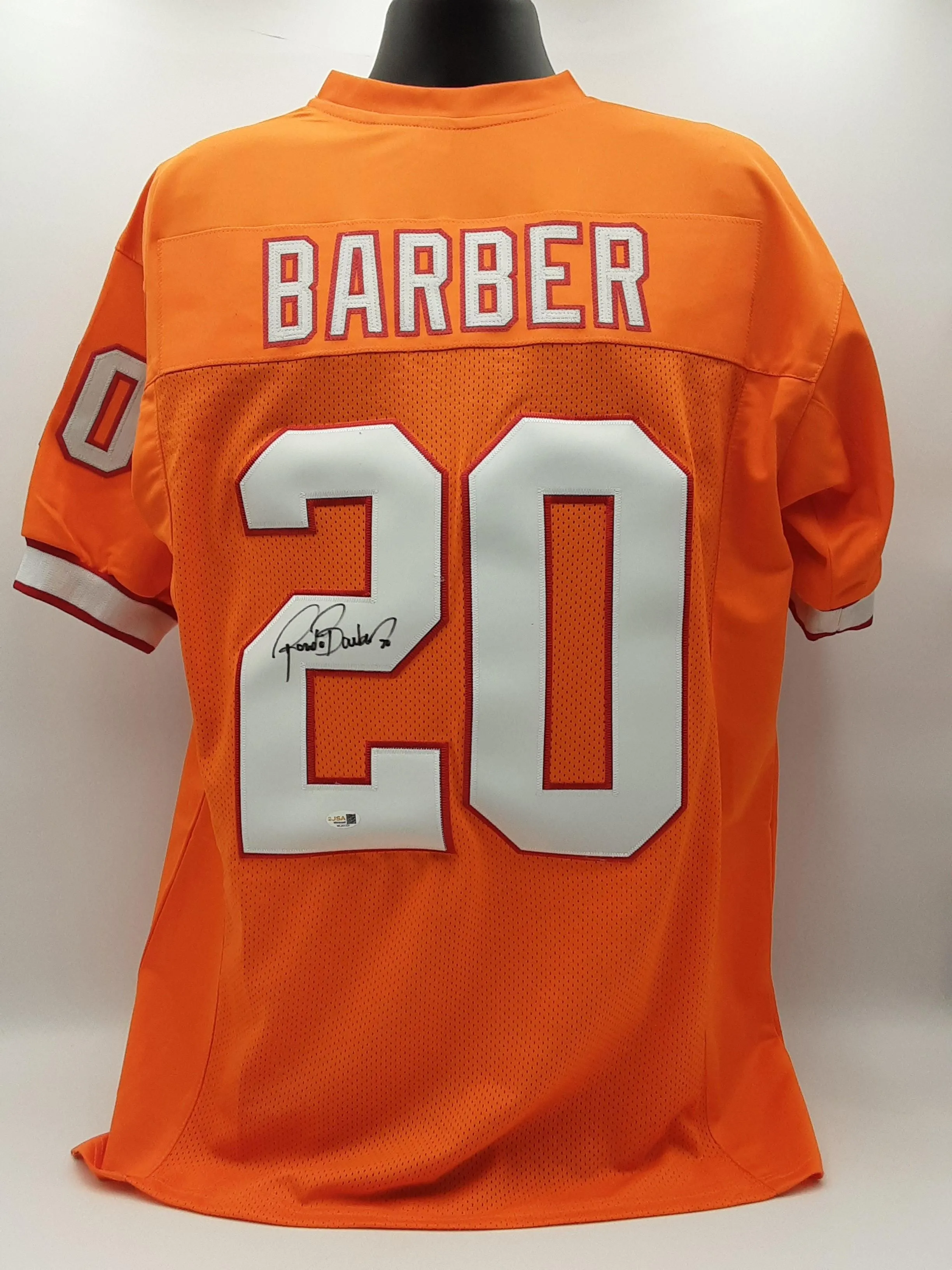 Ronde Barber Authentic Signed Pro Style Jersey Autographed JSA R2