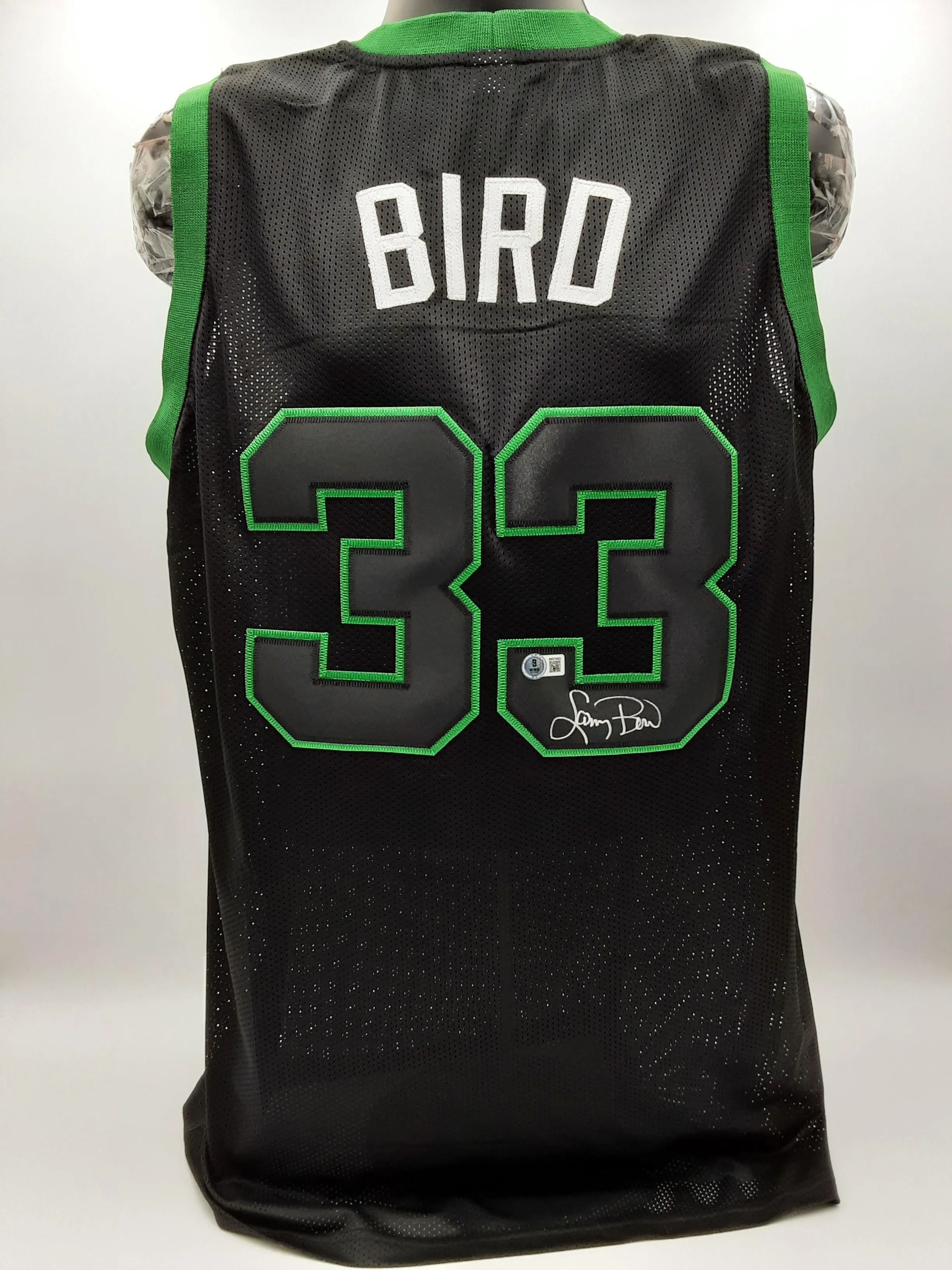 Larry Bird Authentic Signed Pro Style Jersey Autographed Beckett R2