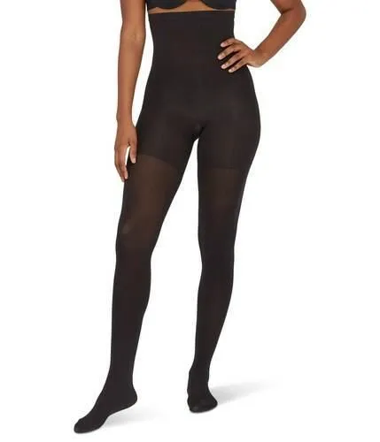 Red Hot by Spanx High-Waisted Tights Black 3