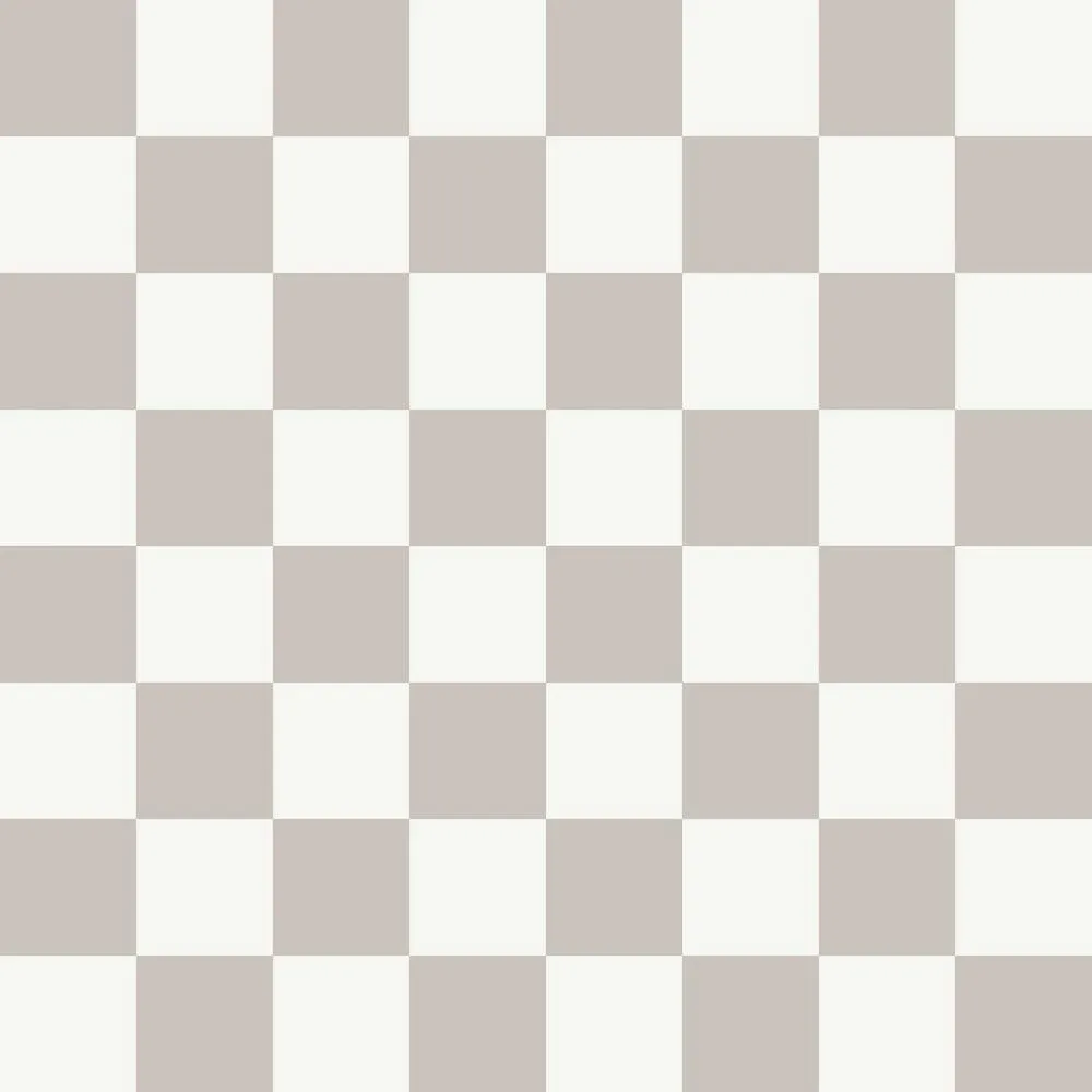 New without box - Tempaper and Co. 28 sq ft Checkmate Peel and Stick Wallpaper Gray