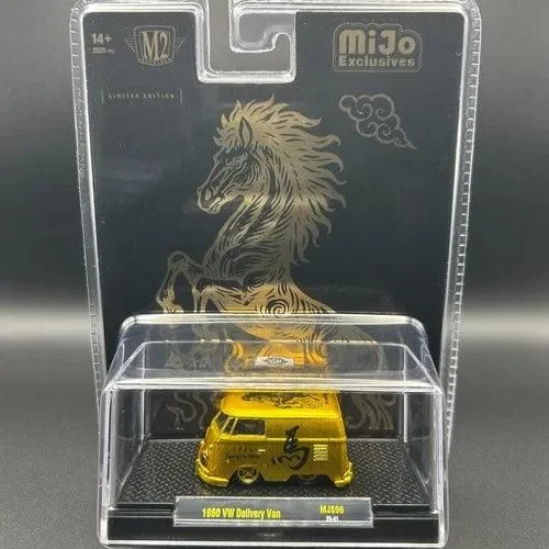 M2 MiJo Exclusive Year of The Horse Gold 1960 VW Delivery Van Diecast Model Car