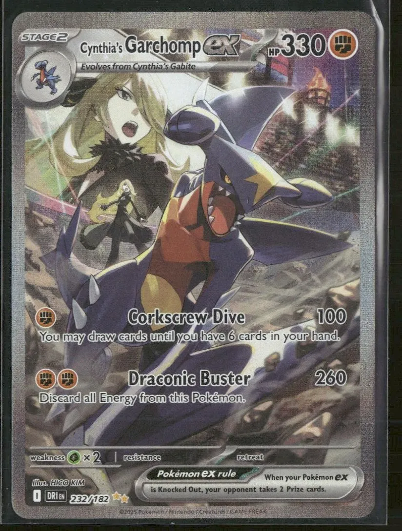 SV10: Destined Rivals Cynthia's Garchomp ex #232/182