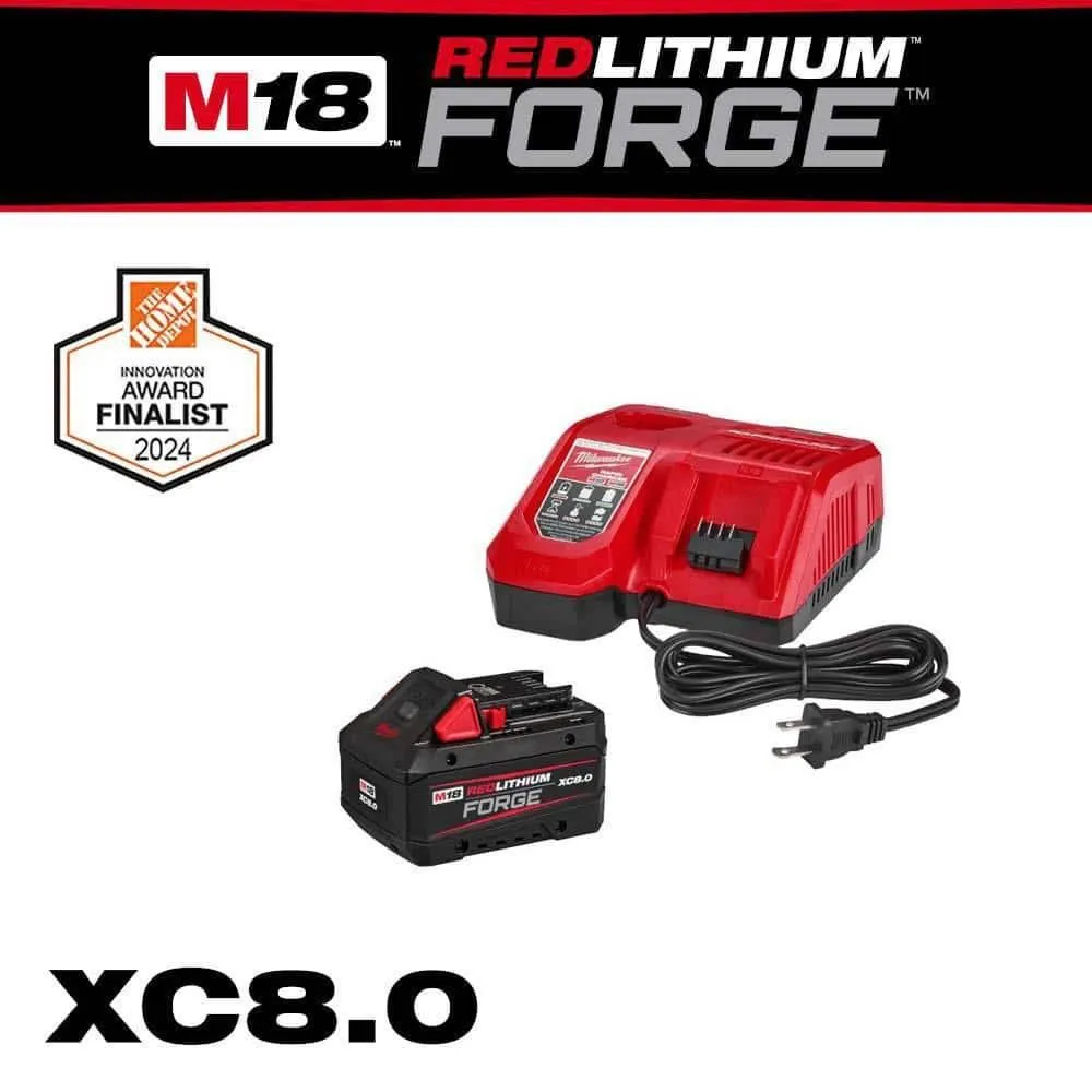 M18 18-Volt Lithium-Ion REDLITHIUM FORGE Starter Kit with 8.0Ah Battery
