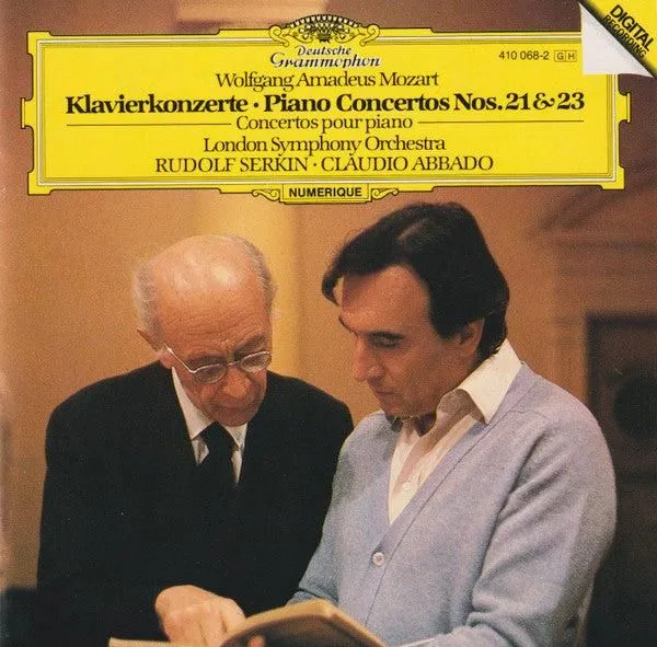 Wolfgang Amadeus Mozart, London Symphony Orchestra, Rudolf Serkin - Claudio Abbado  - Klavierkonzerte · Piano Concertos Nos. 21 & 23 (CD)