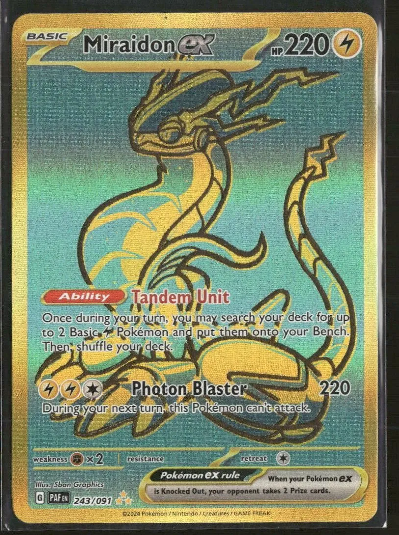SV: Paldean Fates Miraidon ex #243/091