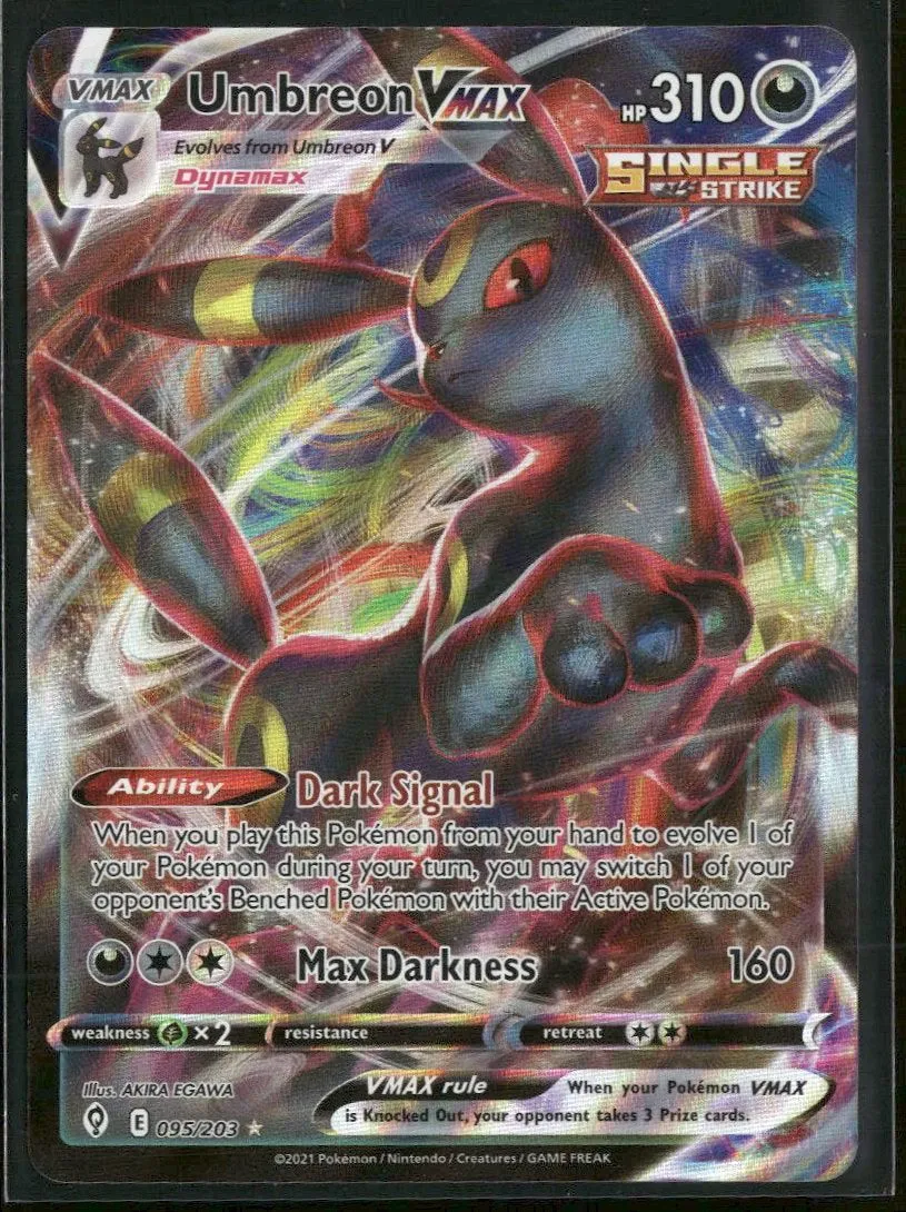SWSH07: Evolving Skies Umbreon VMAX #095/203