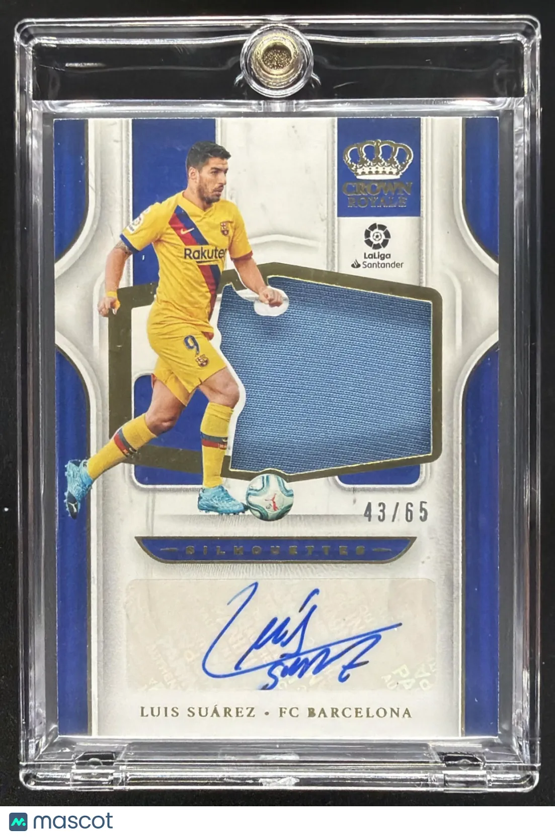 2019-20 Crown Royale Luis Suarez Patch Auto /65