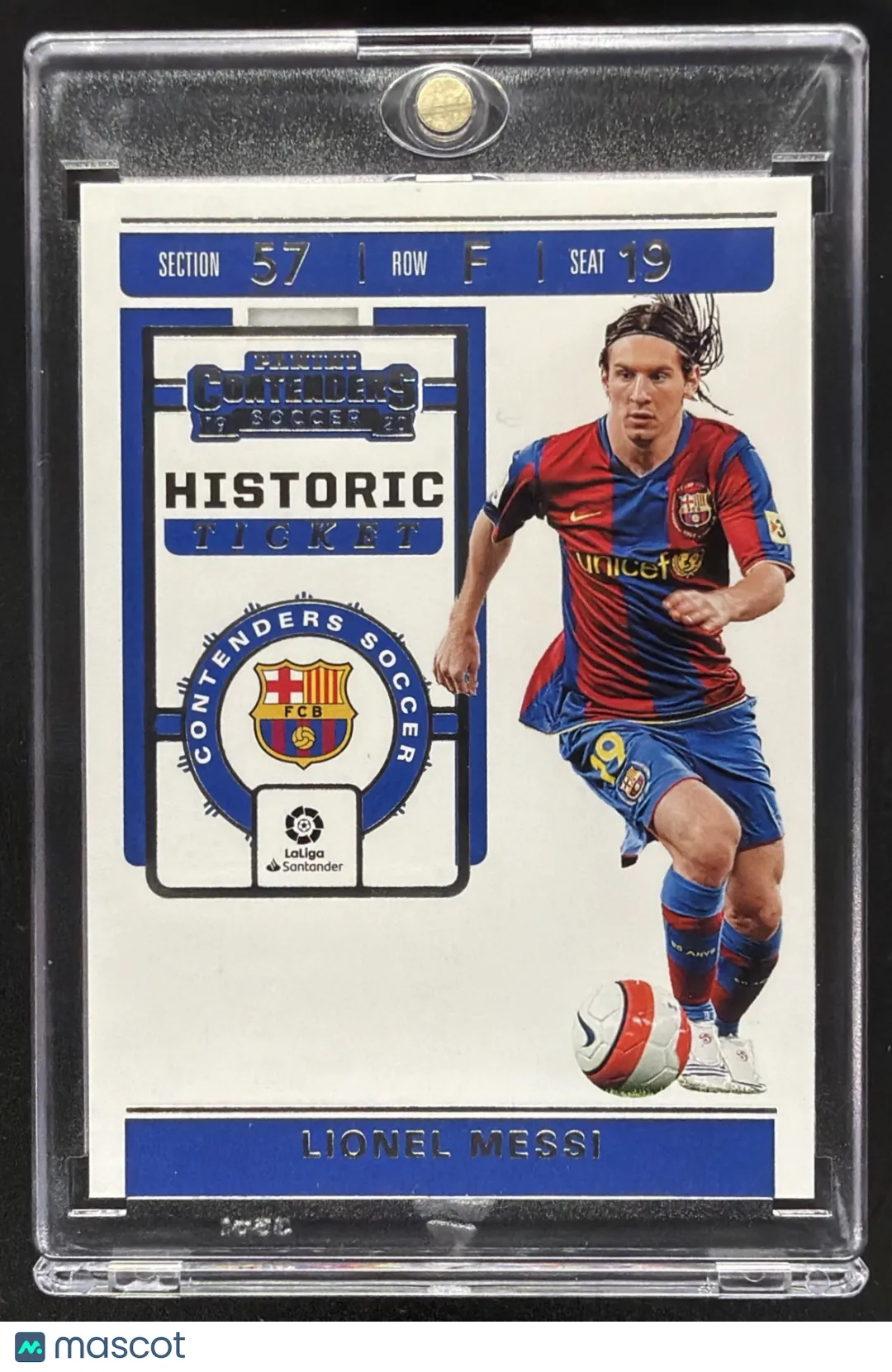 2019-20 Chronicles Lionel Messi Contenders Historic Ticket