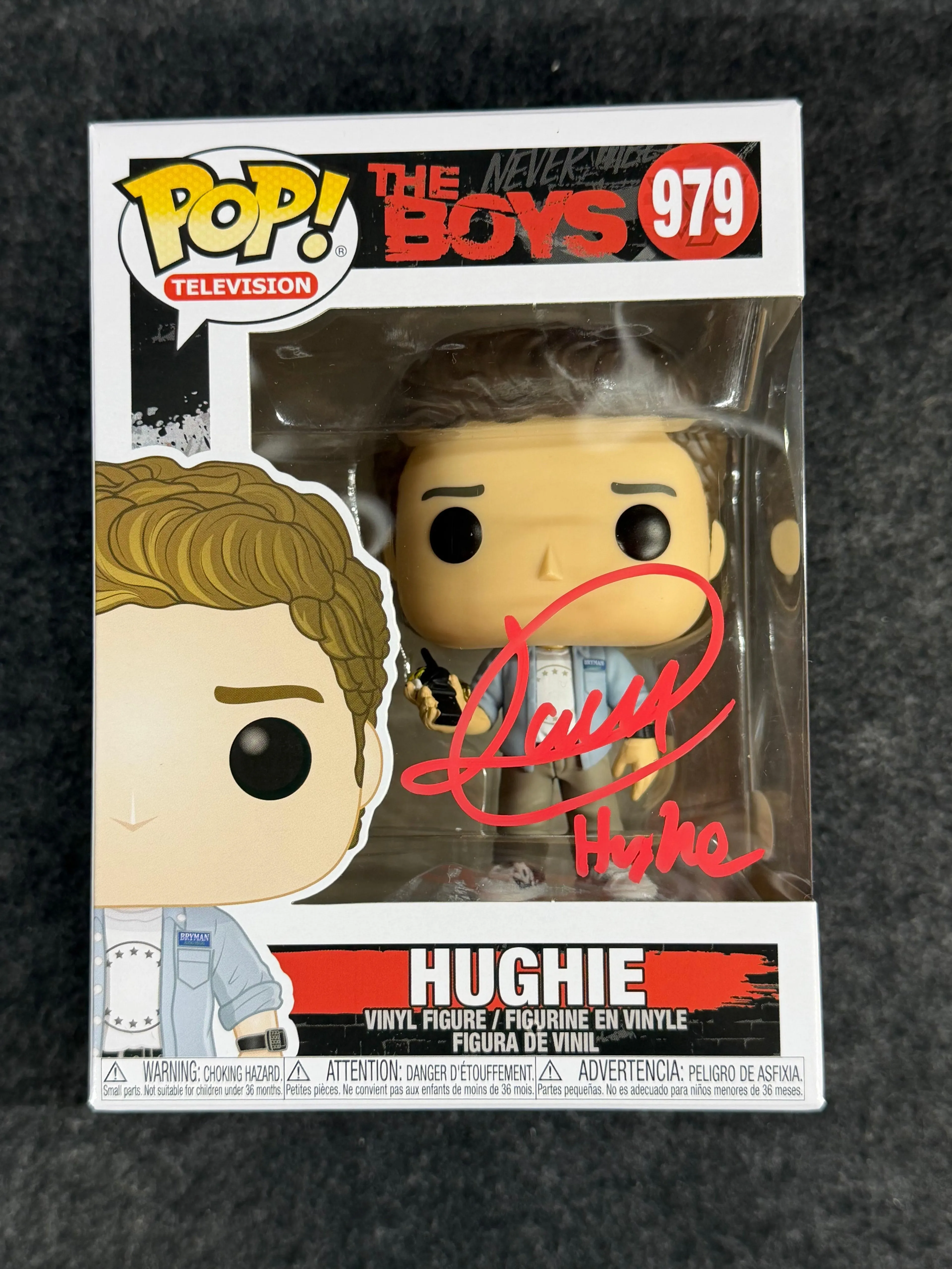 Jack Quaid Signed Hughie The Boys Funko Pop (JSA Witnessed)