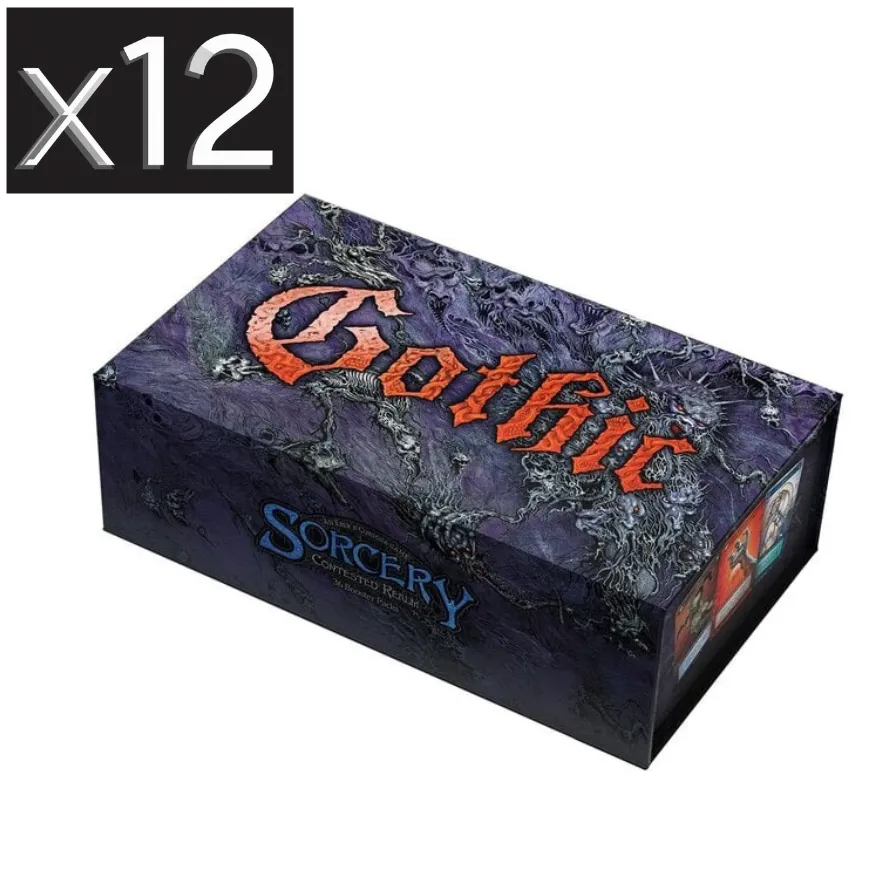 Gothic Booster Box Master Case of 12 Sorcery: Contested Realm TCG