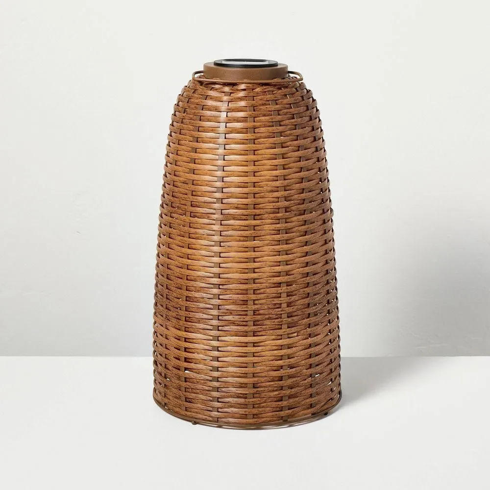 New without box - Woven Solar Lantern Tall - Hearth & Hand with Magnolia