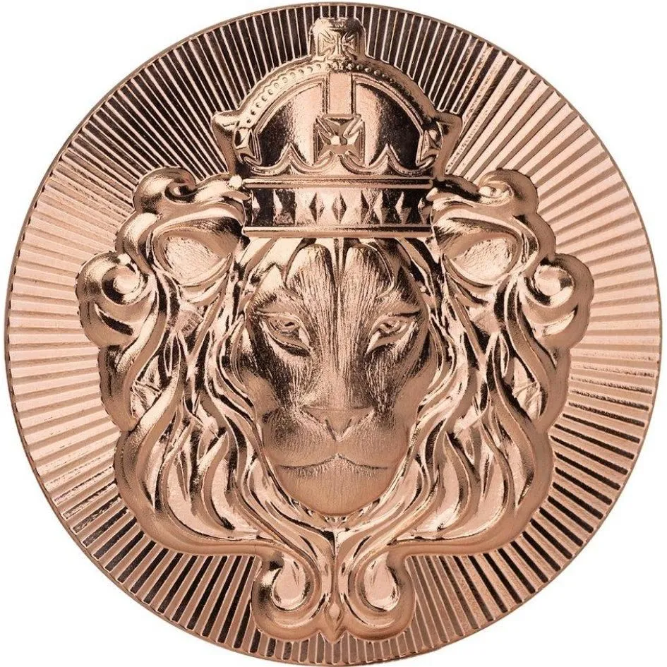 In Stock! Scottsdale Lion Stacker 1 oz Copper Stackable Round