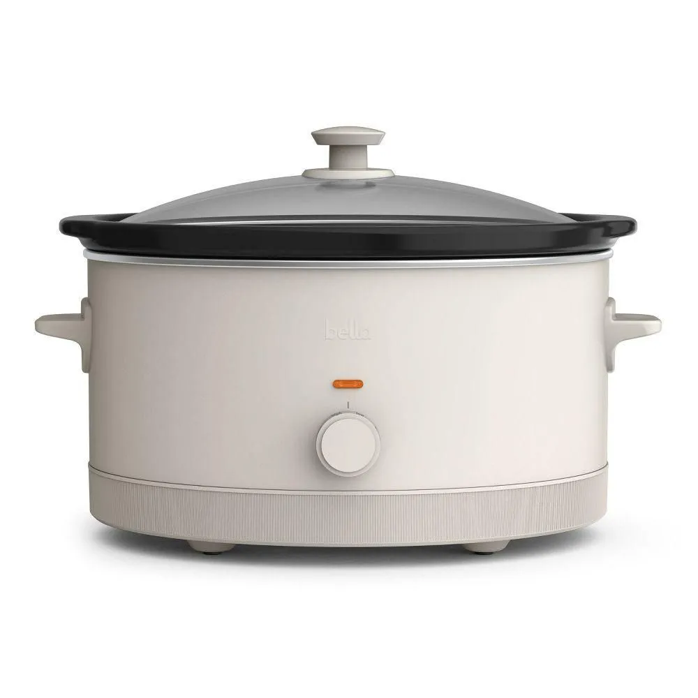 New without box - bella 6qt Manual Slow Cooker Oatmilk