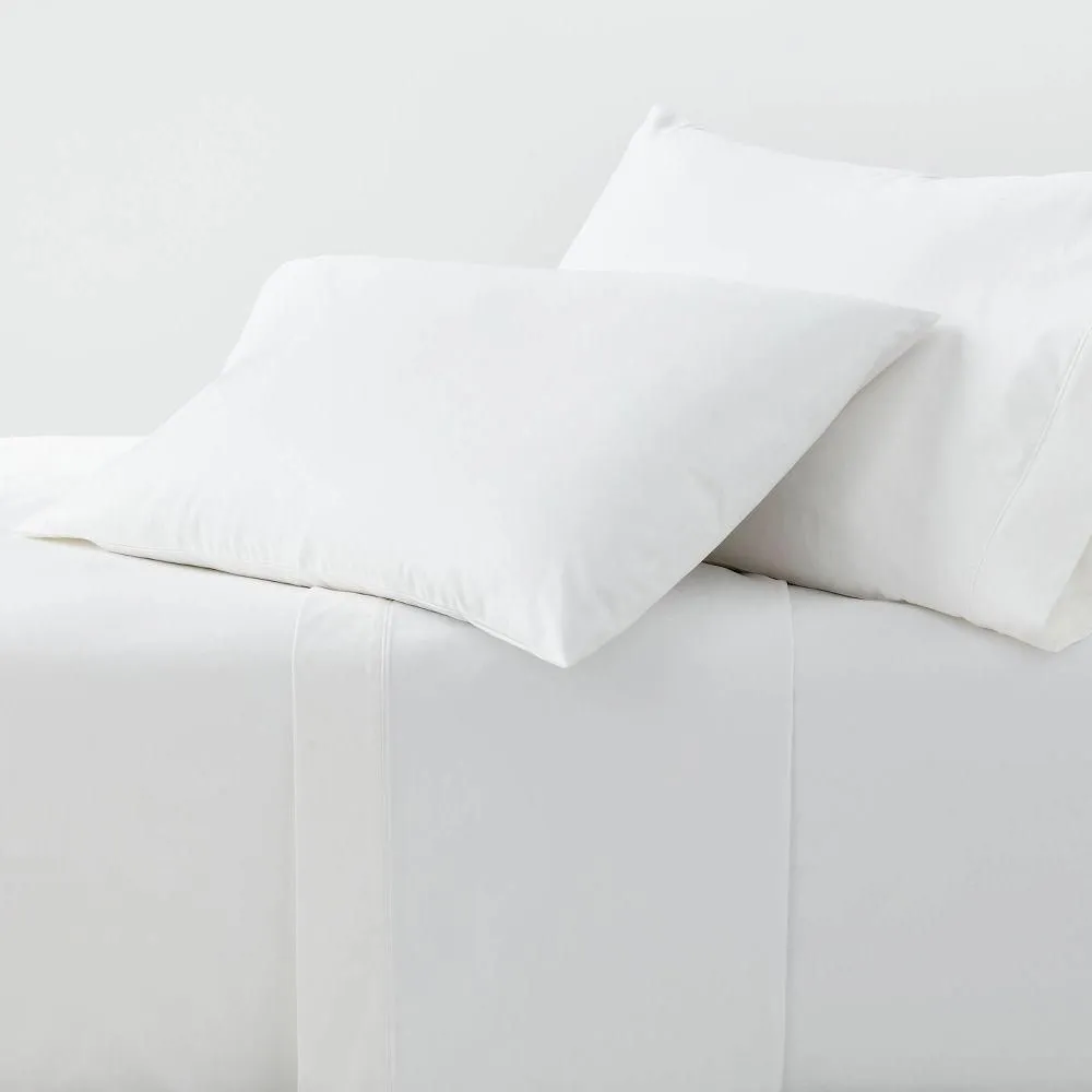 New without box - King 800 Thread Count 4pc Hotel Collection Sheet Set Single Baratta White