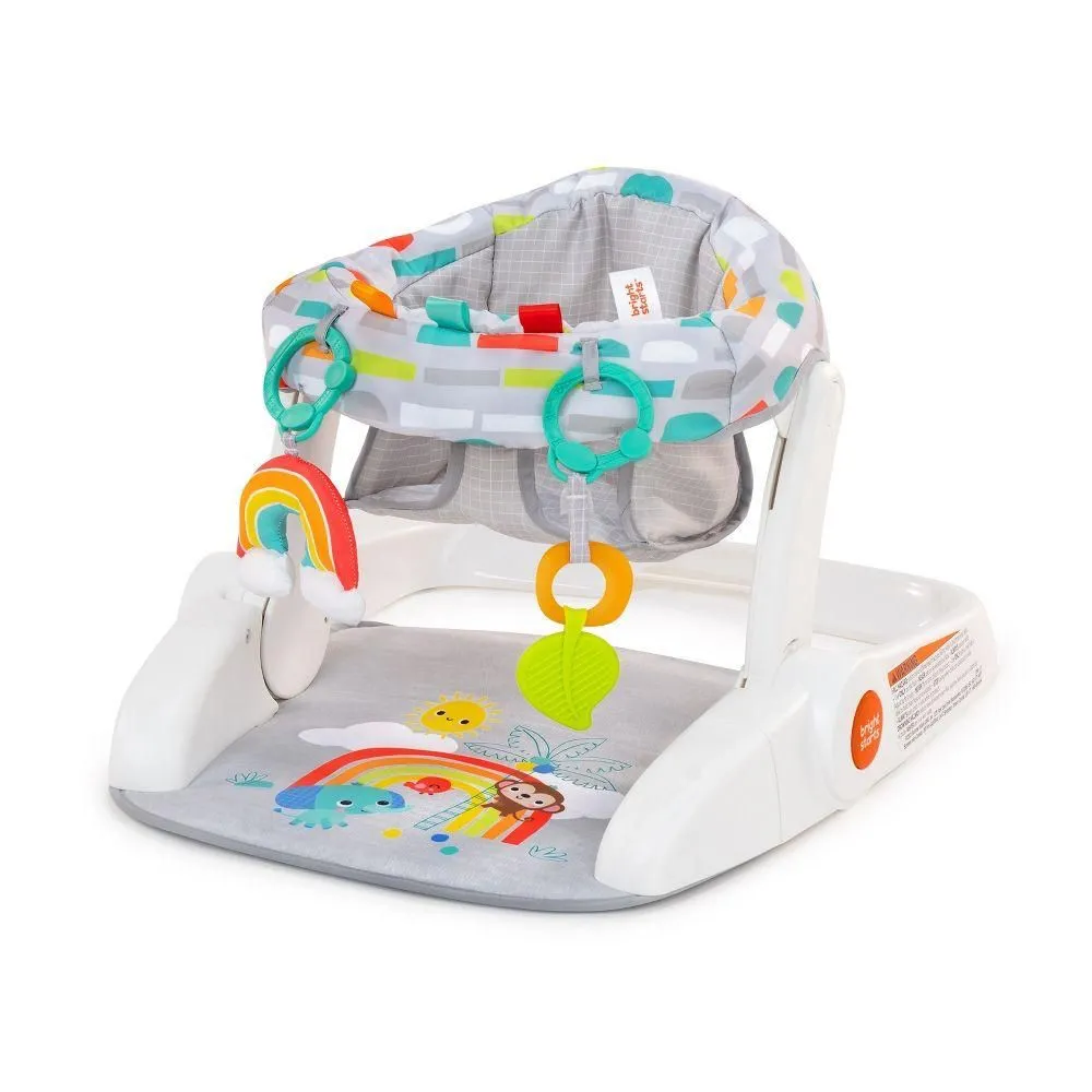New without Tags - Bright Starts 2-in-1 Sit Up Floor Seat - Neutral