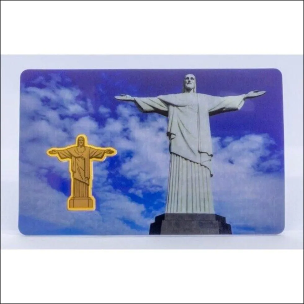 In Stock! 2026 Liberia Christ the Redeemer 1/1000 oz Gold Coin in Card