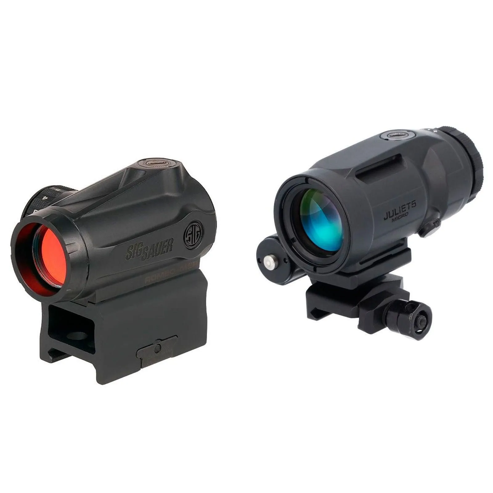 Sig Sauer ROMEO-MSR Gen II Red Dot & JULIET5-Micro Magnifier Combo (SORJMSR501)