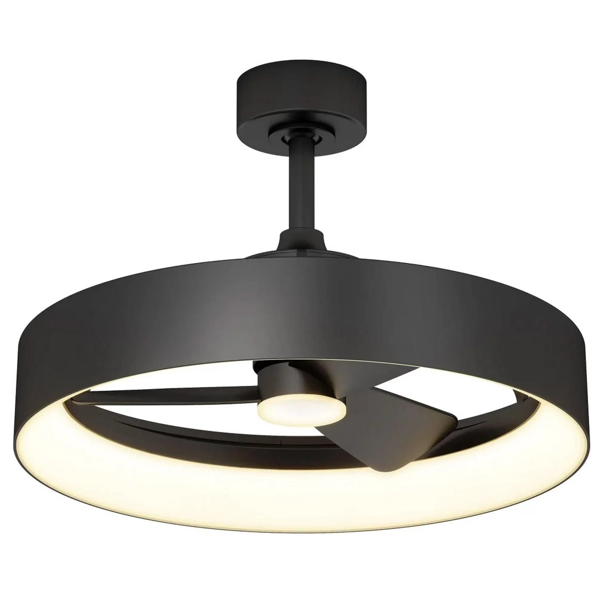 Artika Austin 23" LED Chandelier Ceiling Fan Fandelier, Black