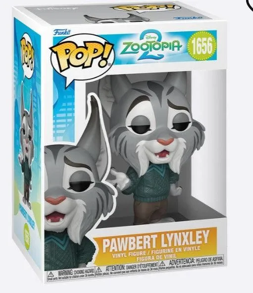 Pawbert Lynxley - #1656 - Funko Pop! - Disney - Zootopia 2
