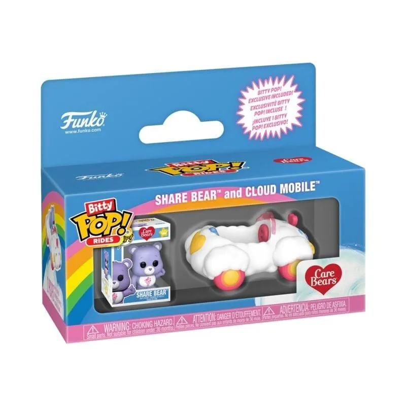 Alliance Entertainment Bitty Ride: Care Bears - Cloud Mobile With Share Bear