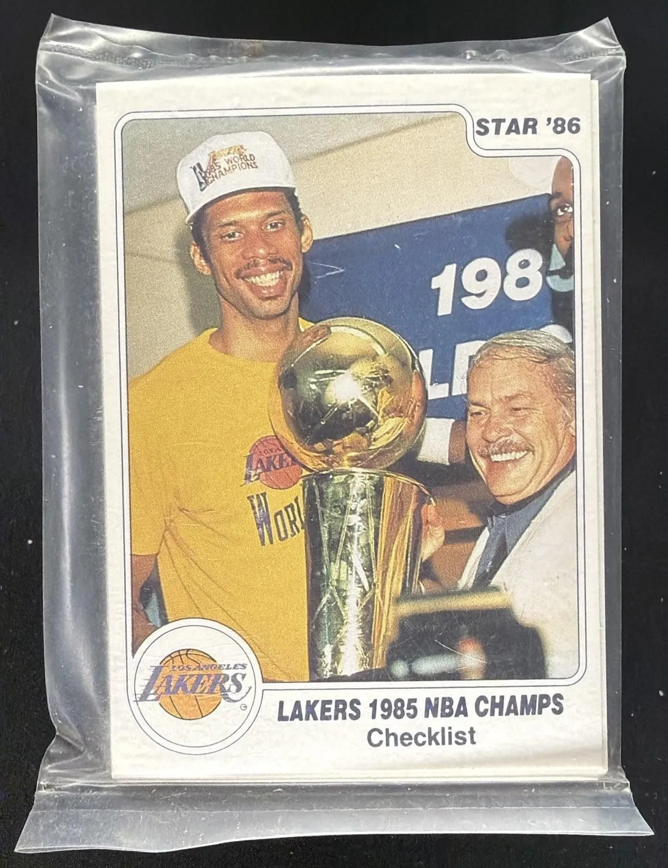 1984-85 Star All-Star Game Kareem Abdul Jabarr Lakers Sealed