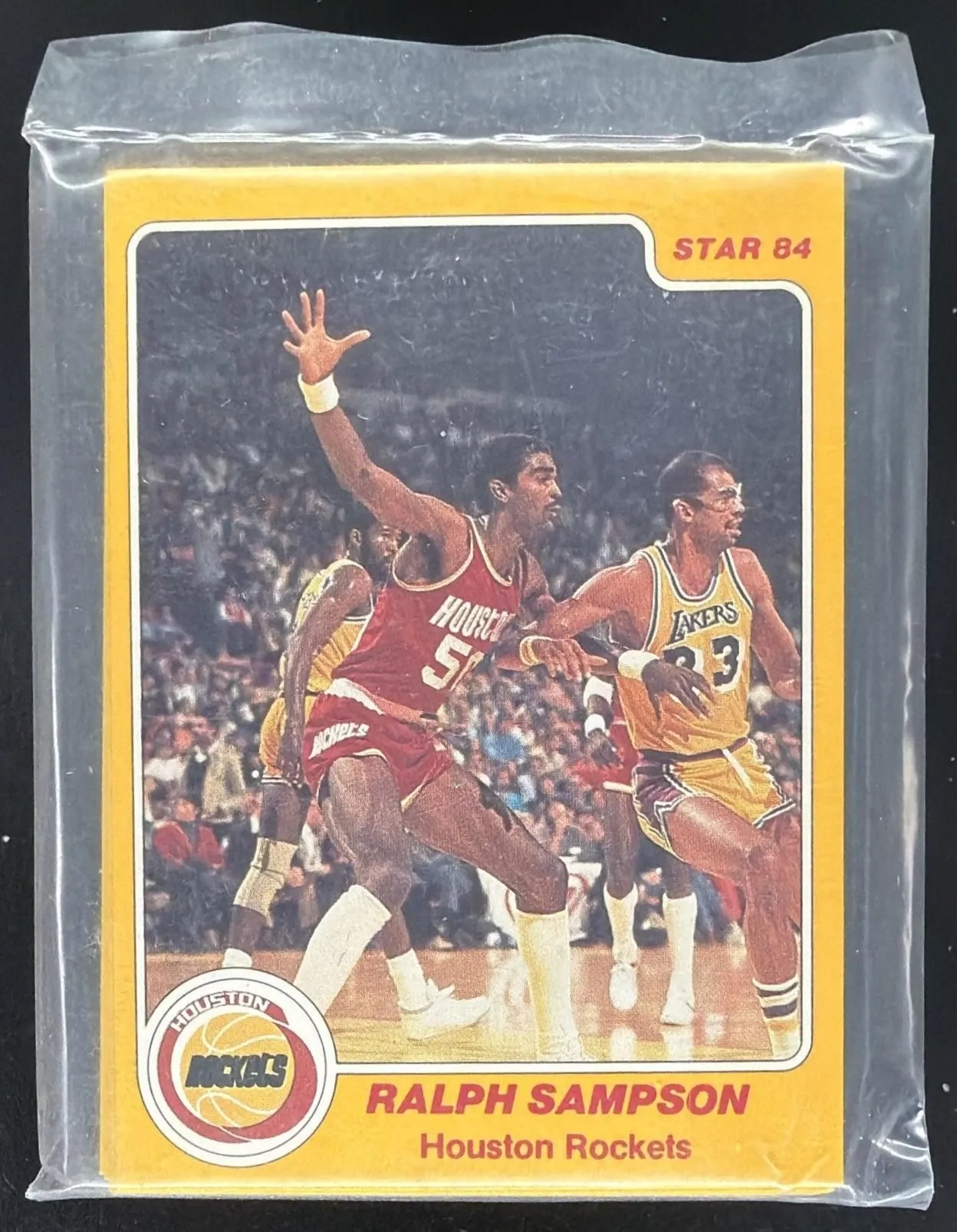1984-85 Star All-Star Game Ralph Sampson Rockets Sealed