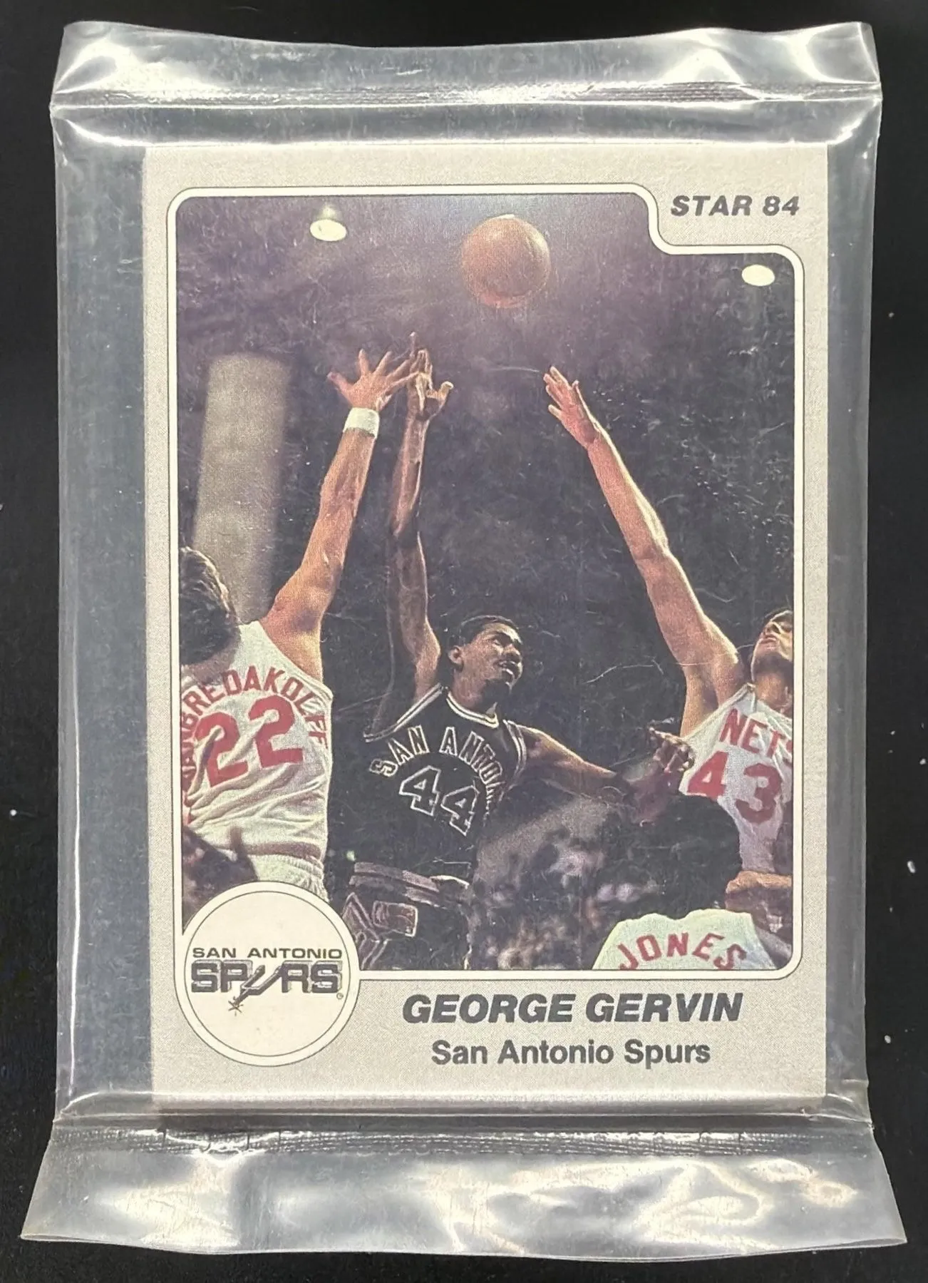 1984-85 Star All-Star Game George Gervin #19 Spurs Sealed