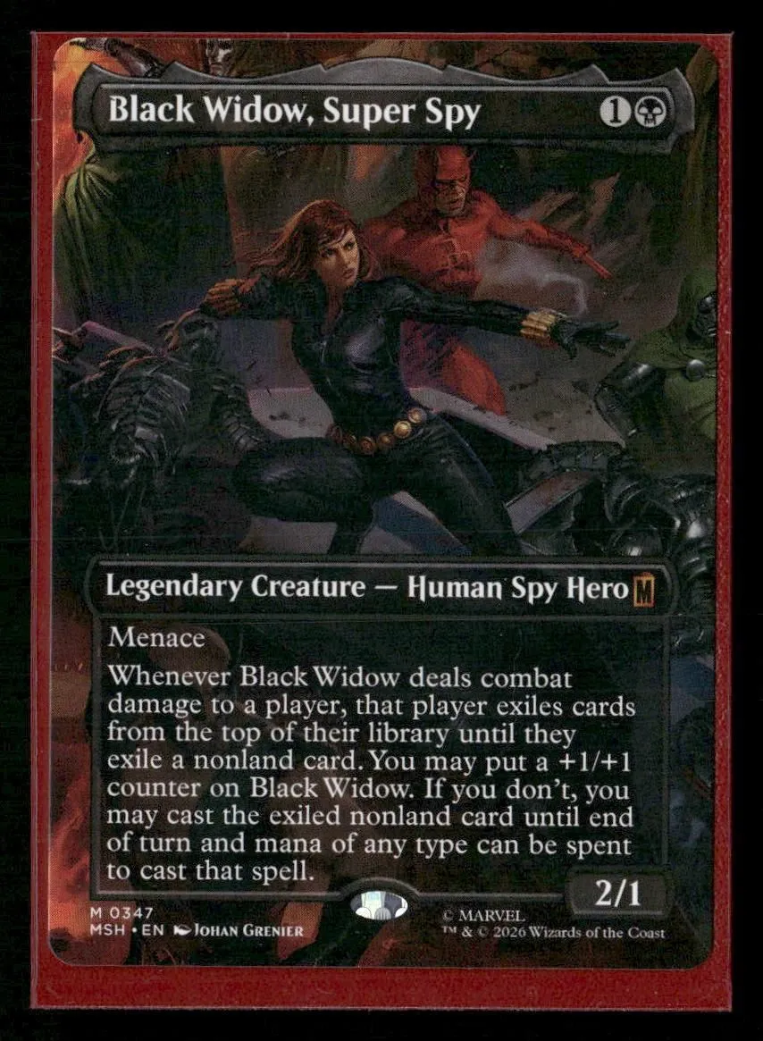 Marvel Super Heroes Black Widow, Super Spy (Borderless) (0347) #347