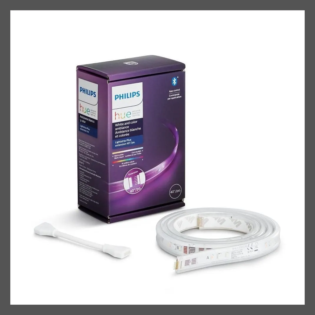 New without box - Philips Hue White and Color Ambiance Bluetooth-enabled Lightstrip Extension
