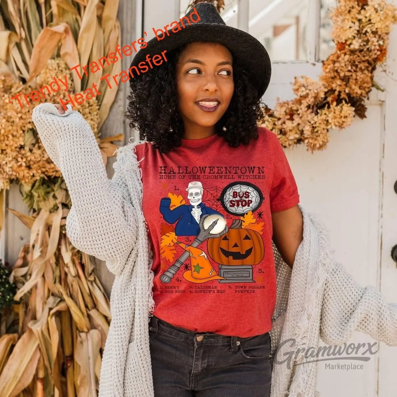 Halloweentown Screen Print Transfer