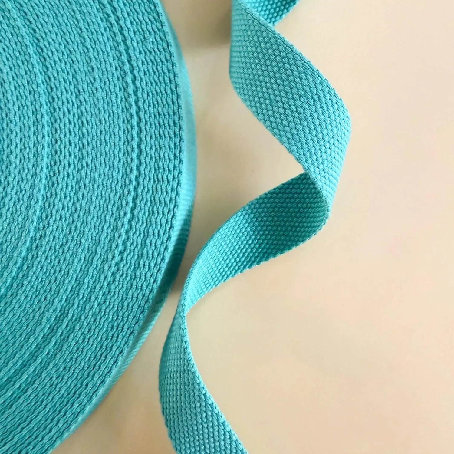 Teal Webbing- 1": Sold By the Yard