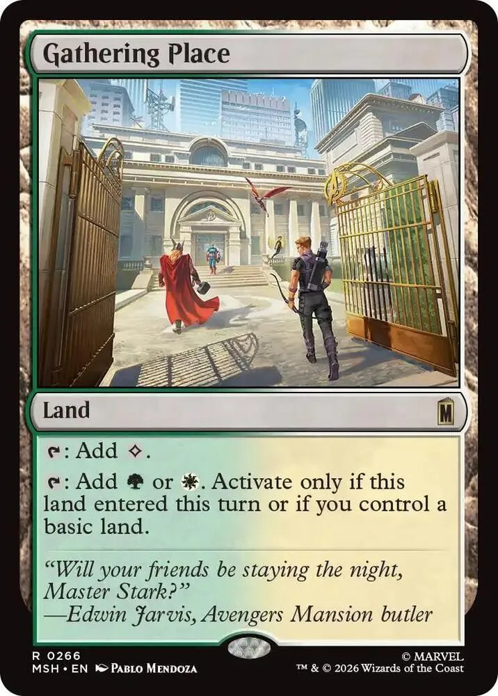 MSH, Gathering Place, Standard, 266, R, Near Mint, Normal, EN