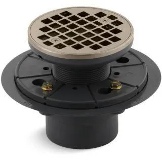 Kohler K-9135-BV Round Grid Shower Drain